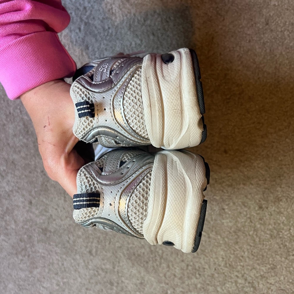 New Balance Metallic Silver Running Shoes - Picture 6 of 7